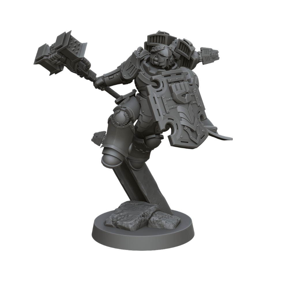 Imperial Hand Assault Captain (3D File)