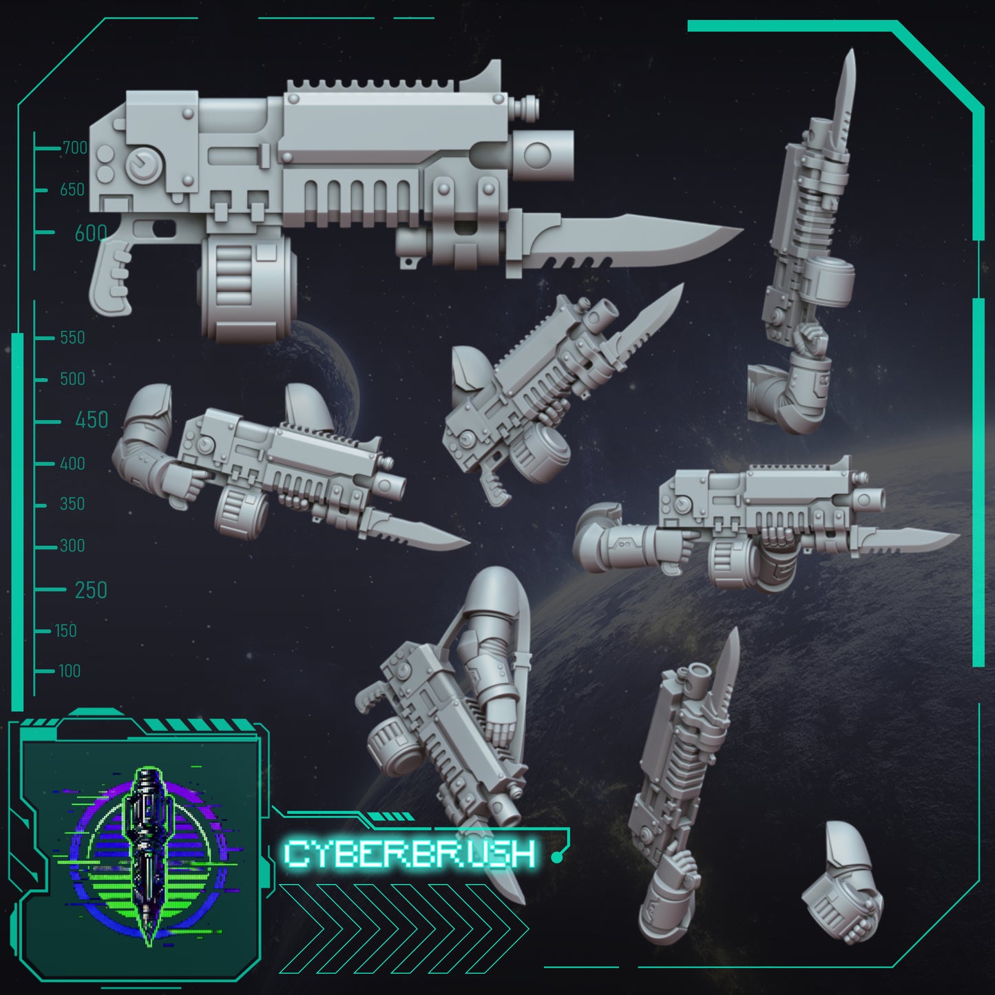 Blaster, Bayonet (3D File)