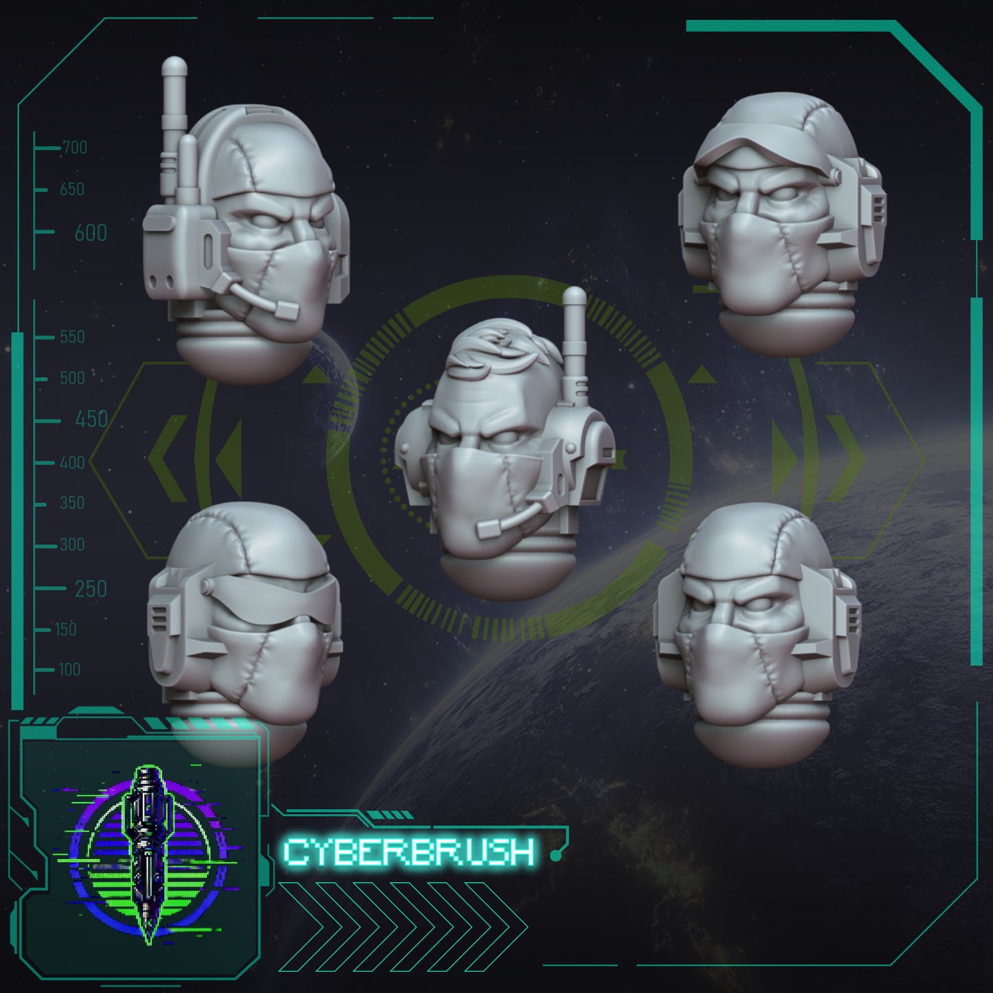 Rapt'ops Head set 1 (3D File)