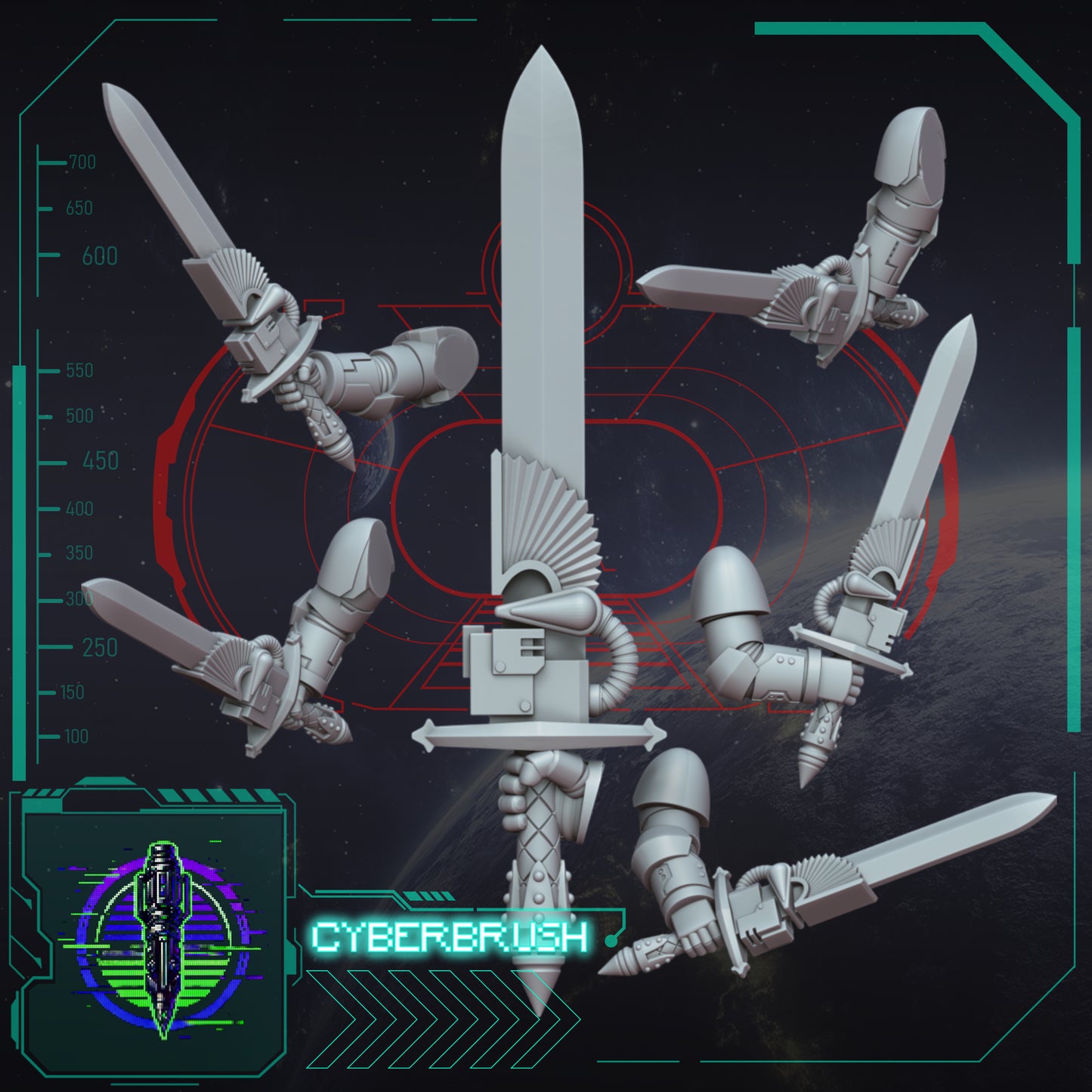 Crimson Angels, Sword 1 (3D File)