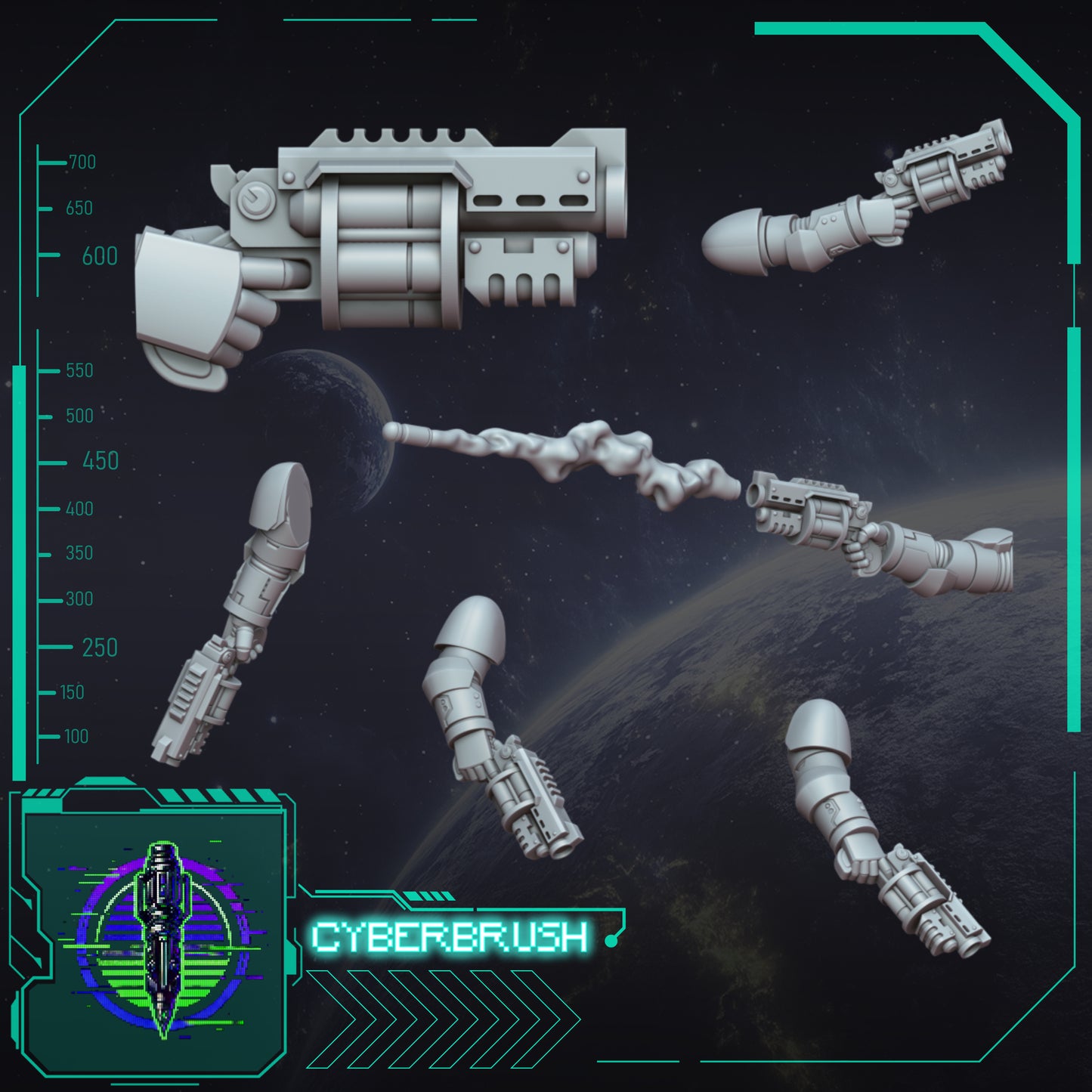 Grenade Pistol Launcher (3D File)