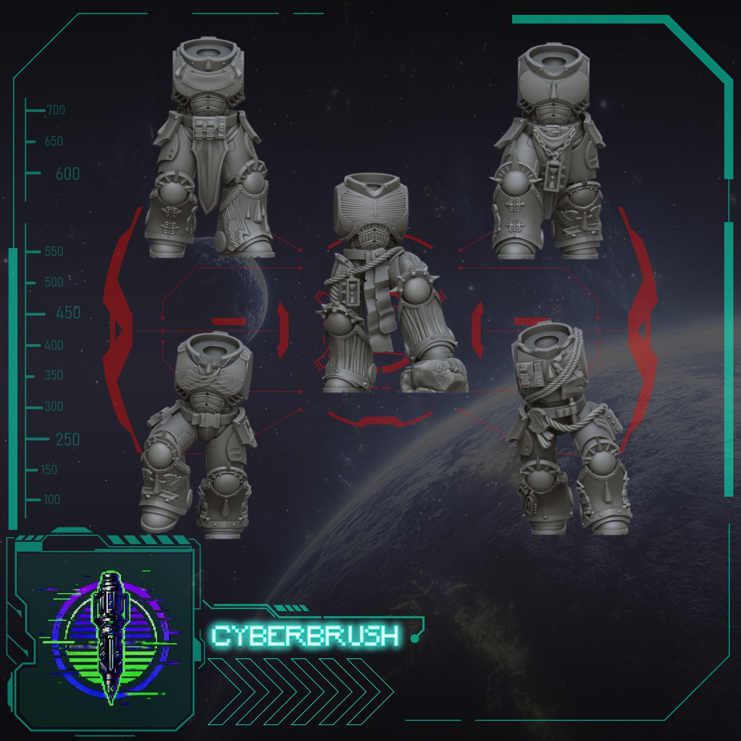 Crimson Angels, Body set 1 (3D File)