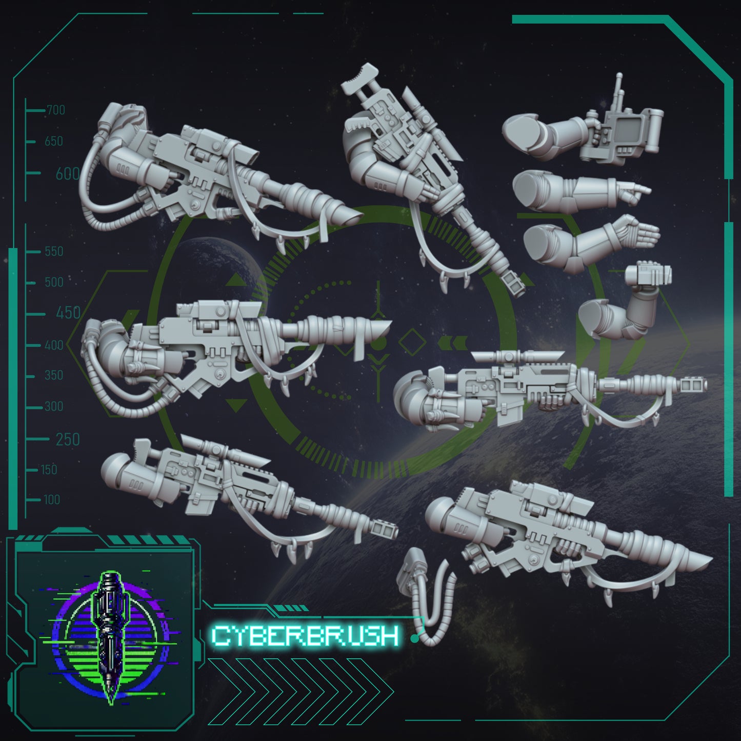 Space Vikings, Sniper Kit (3D File)