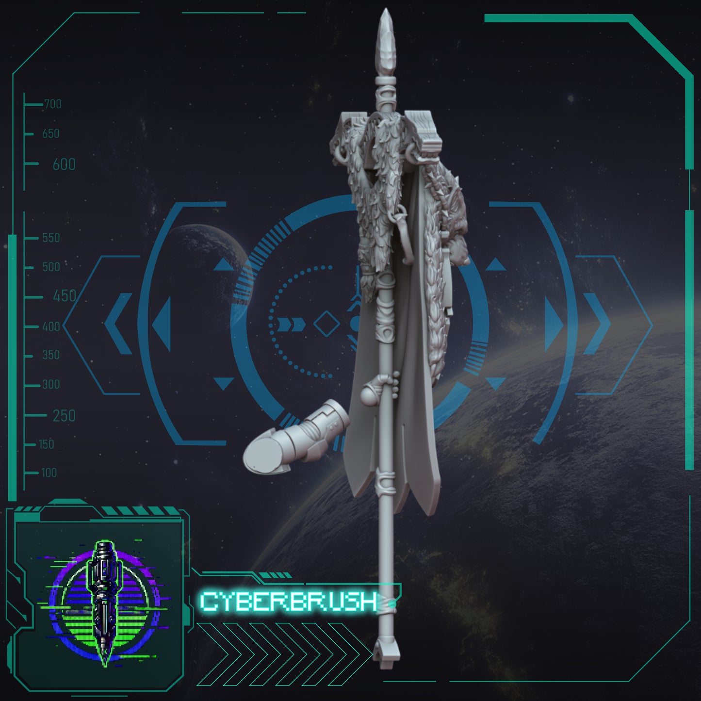 Space Vikings, Banner (3D File)
