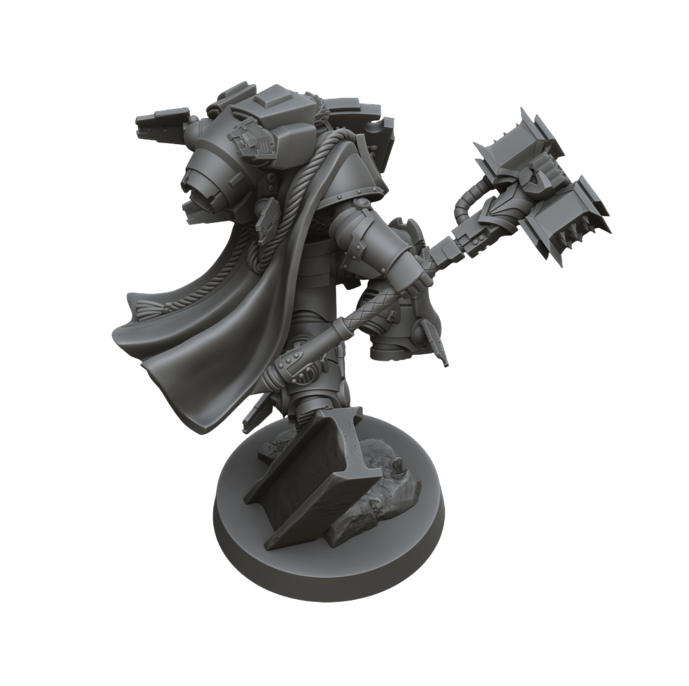 Imperial Hand Assault Captain (3D File)