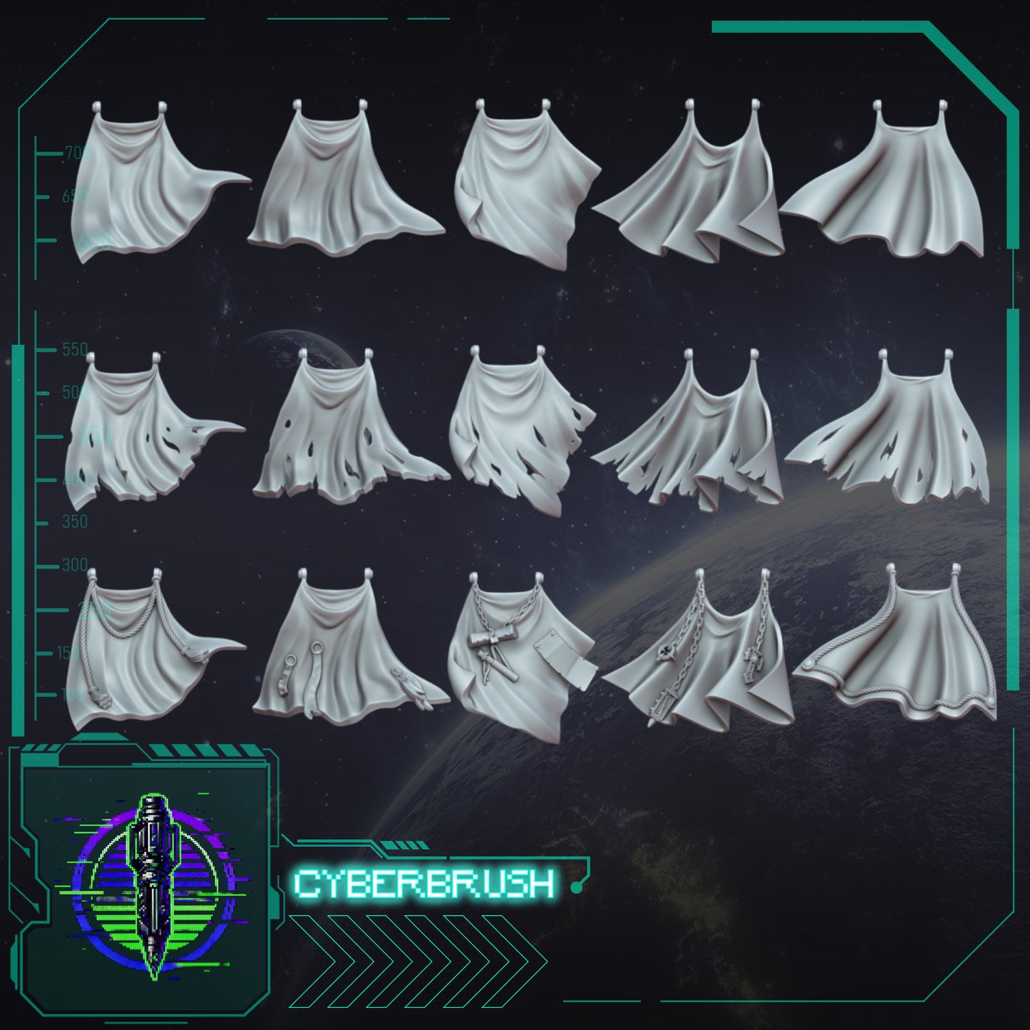 Termi Cloak bundle (3D Files)