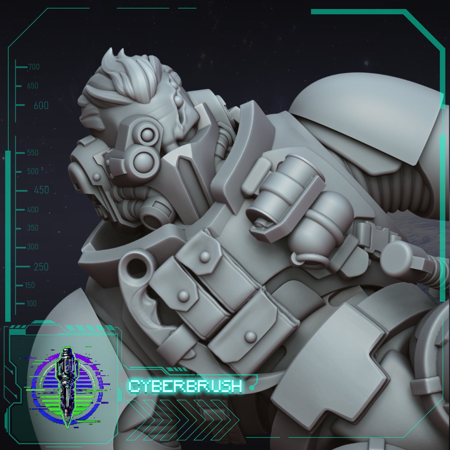 Raider Lieutenant (3D File)