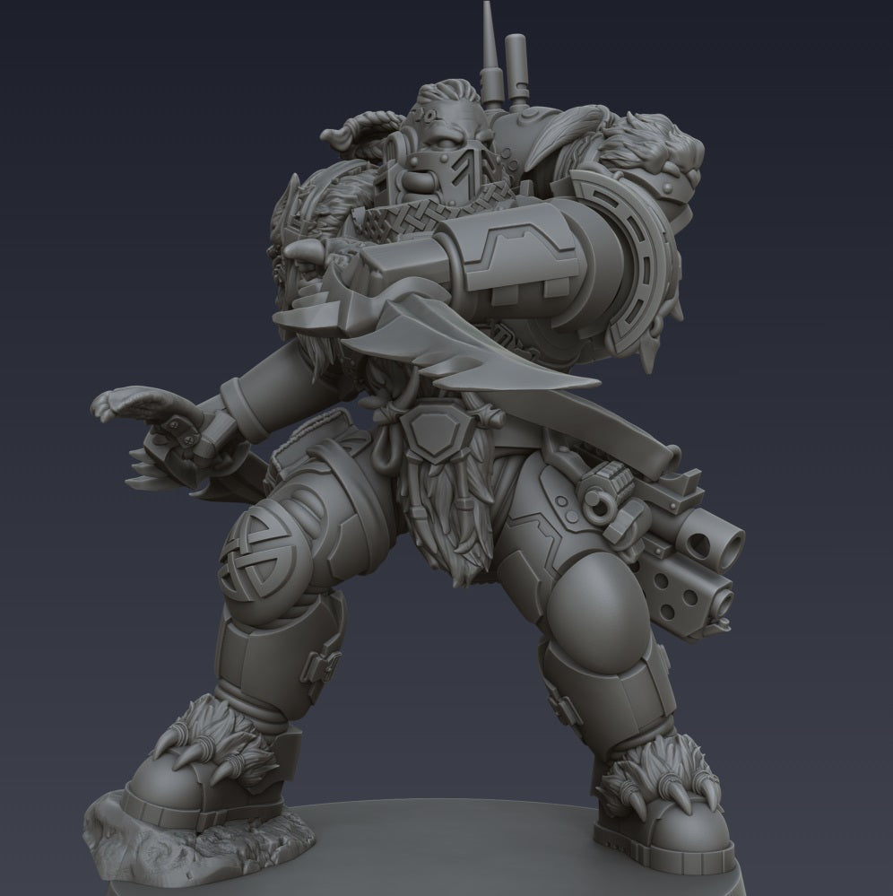 Space Vikings, Lieutenant (3D File)