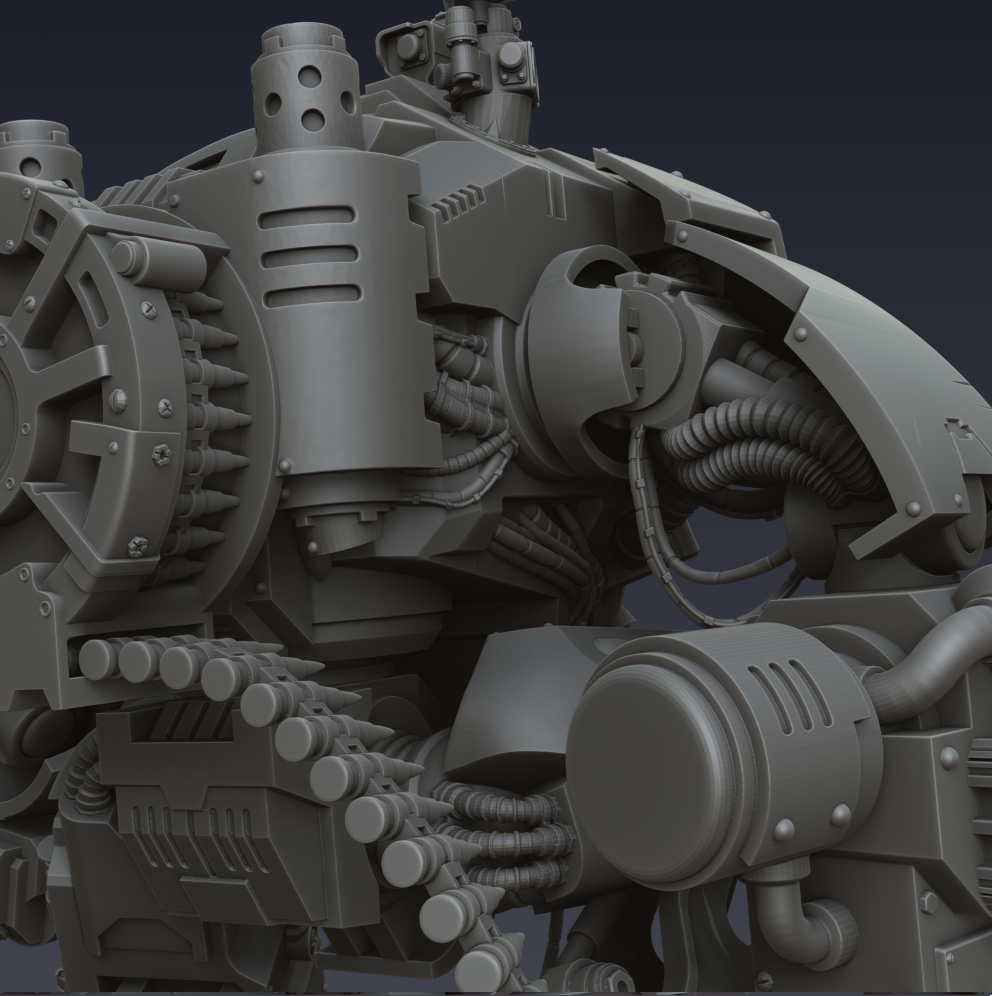 Heavy Combat Mech (3D File)