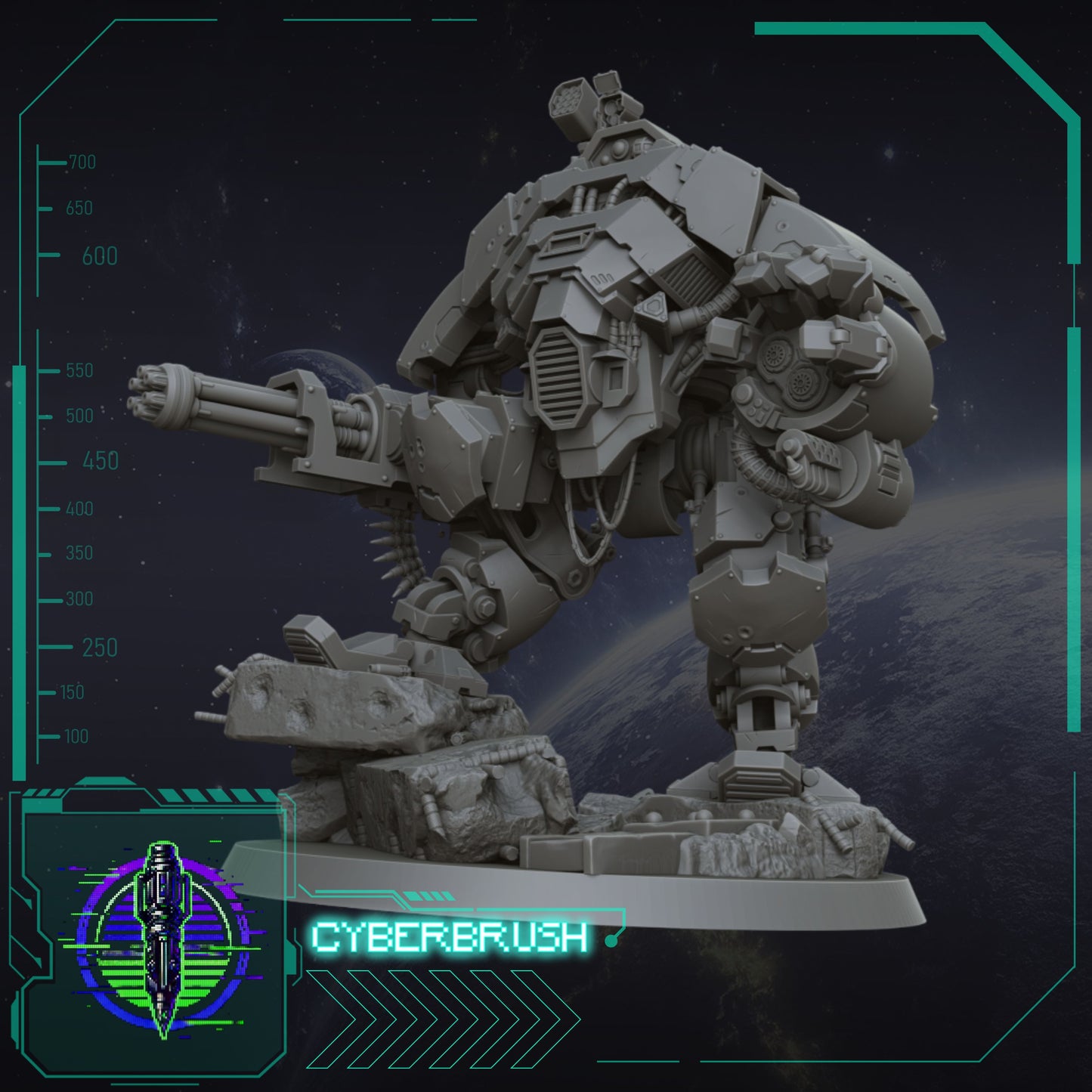 Heavy Combat Mech (3D File)