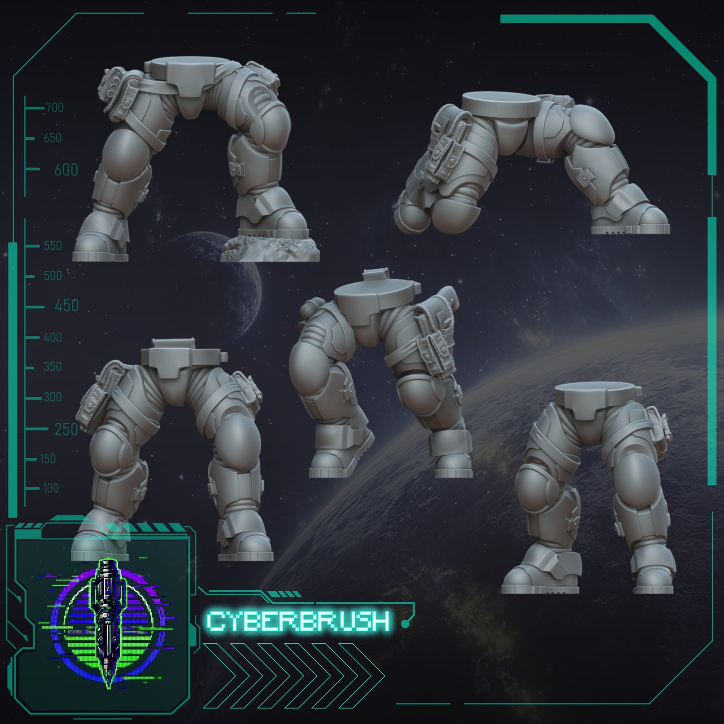 Recon Marine legs 1 (3D File)