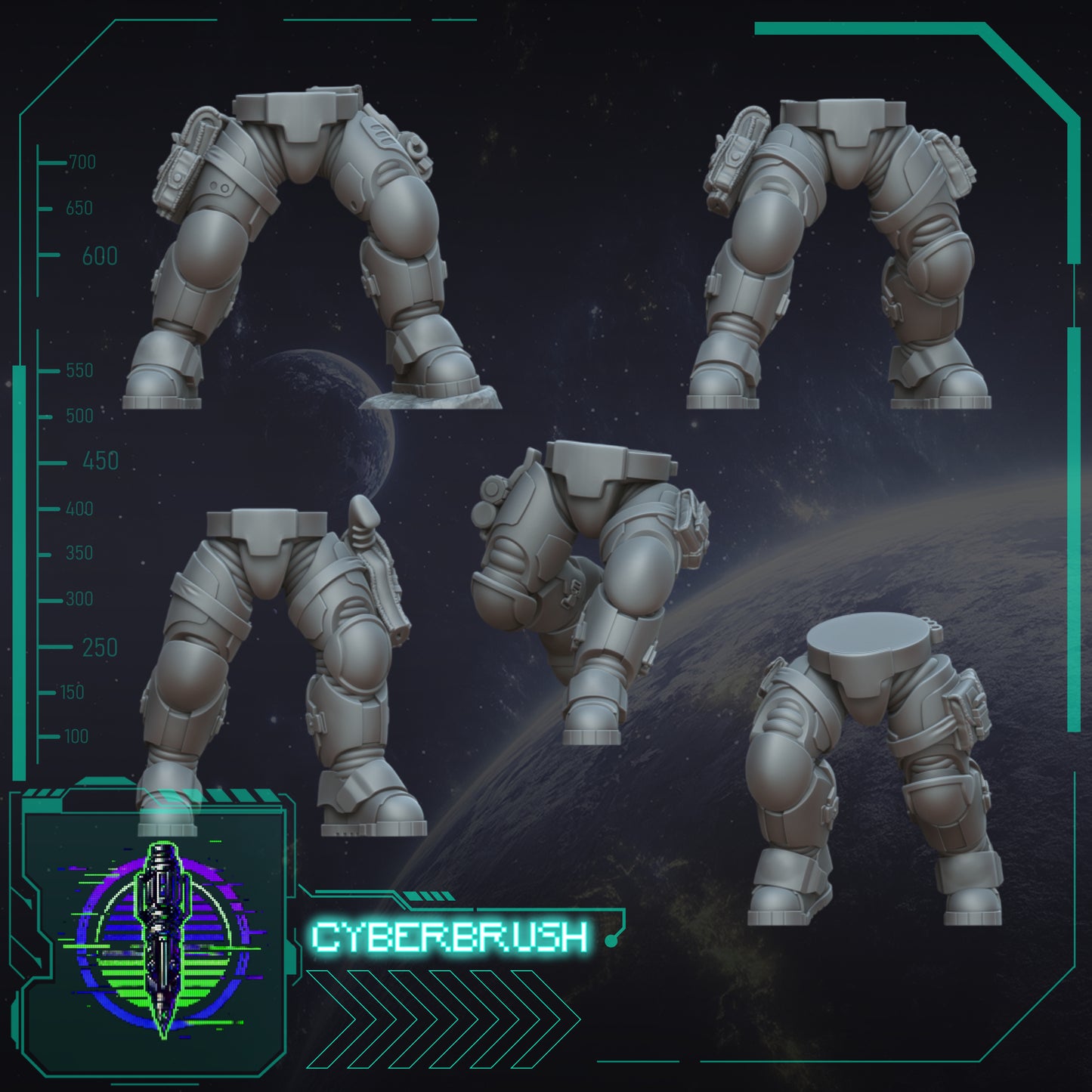 Recon Marine legs 2 (3D File)
