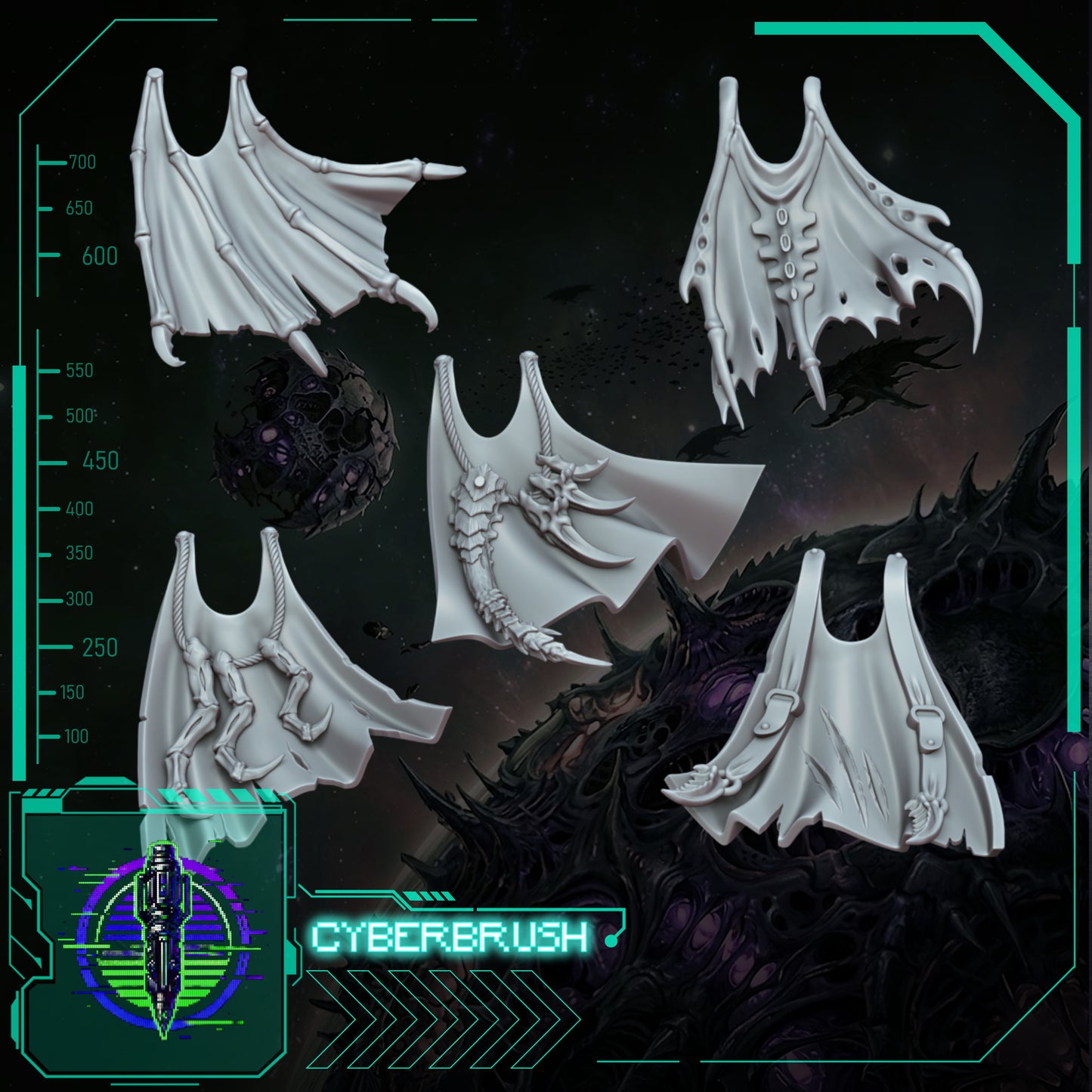Space Bug Hunters Cloaks (3D File)