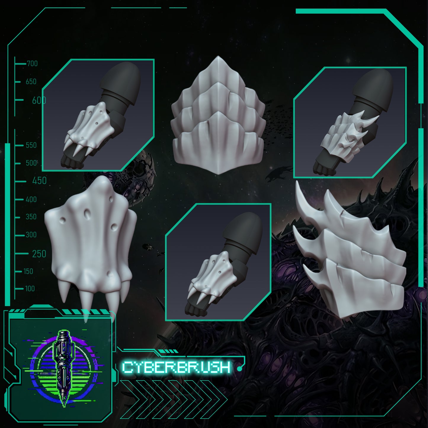 Space Bug Hunters Forearms (3D File)