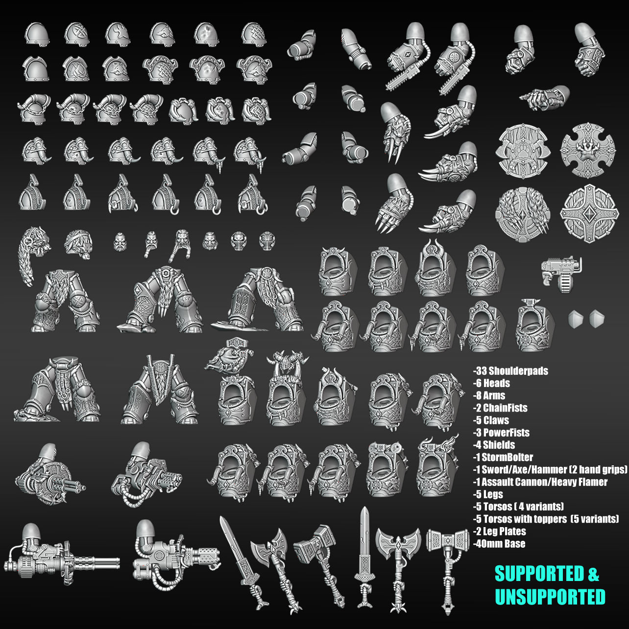 Space Vikings, Exterminators (3D File)