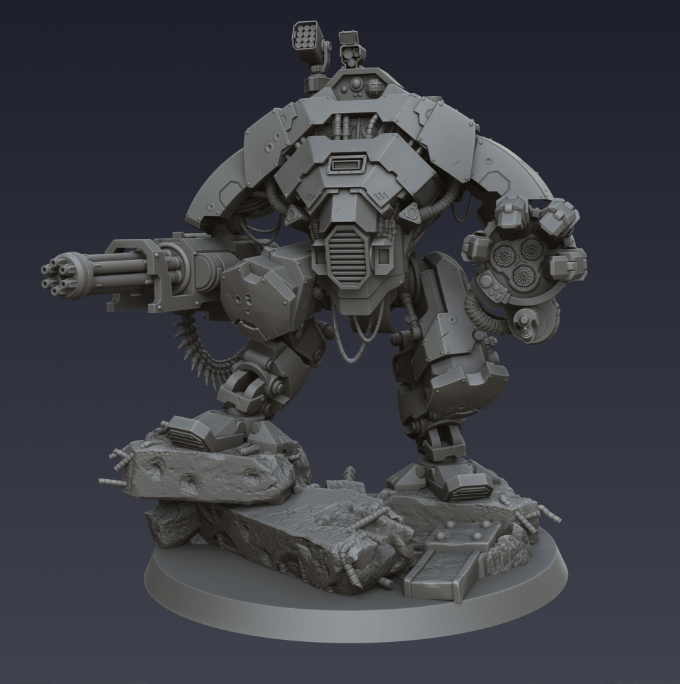 Heavy Combat Mech (3D File)