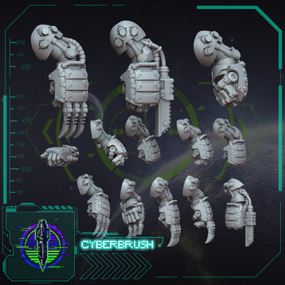 Rapt'Ops Heavy Armour Upgrade Kit – 32mm presupported STL by Cyberbrush3D – view 3
