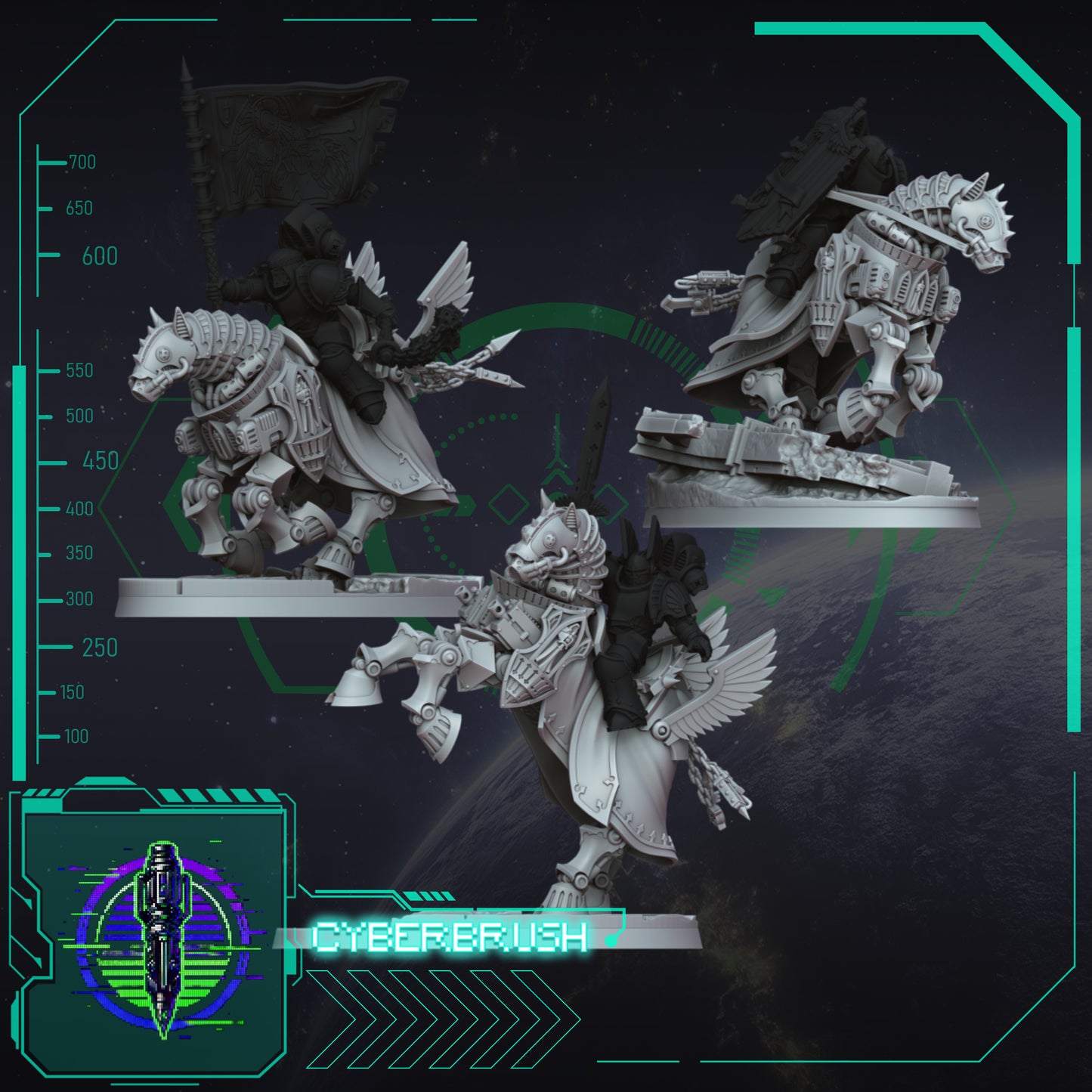 Shadowguards, Mechanical Steeds (3D File)