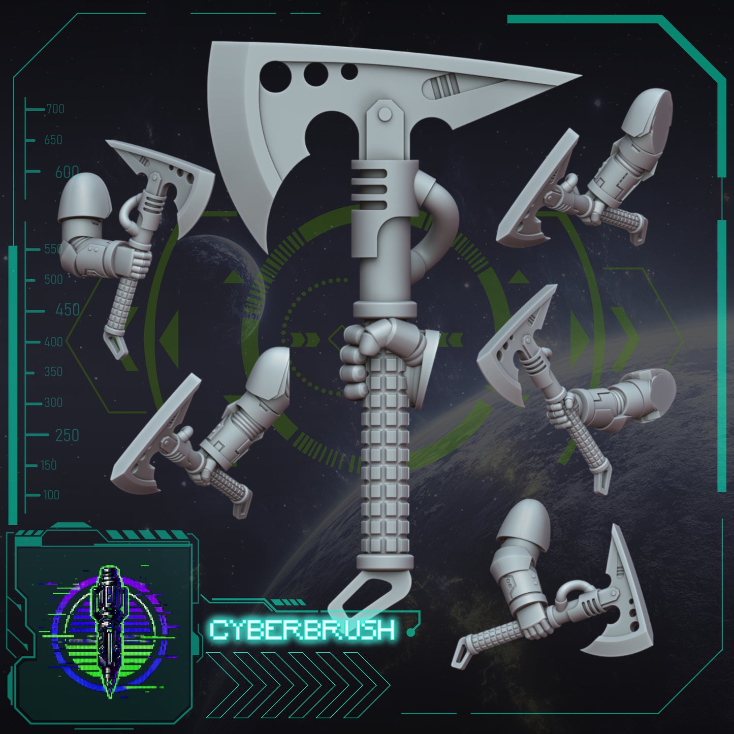 Rapt'ops Axe set 2 (3D File)