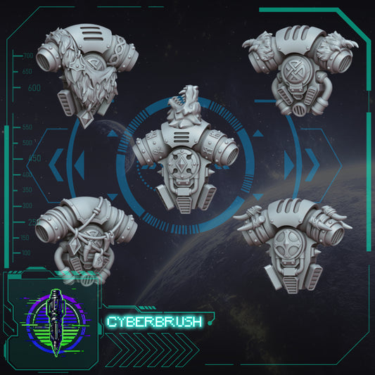 Space Vikings Backpack set 1 (3D File)