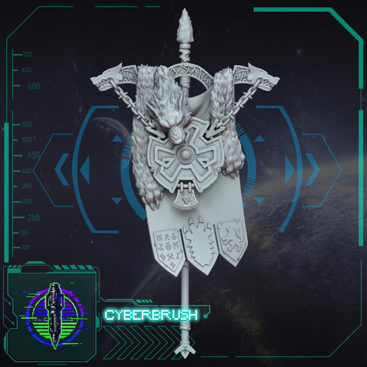 Space Vikings, Banner (3D File)