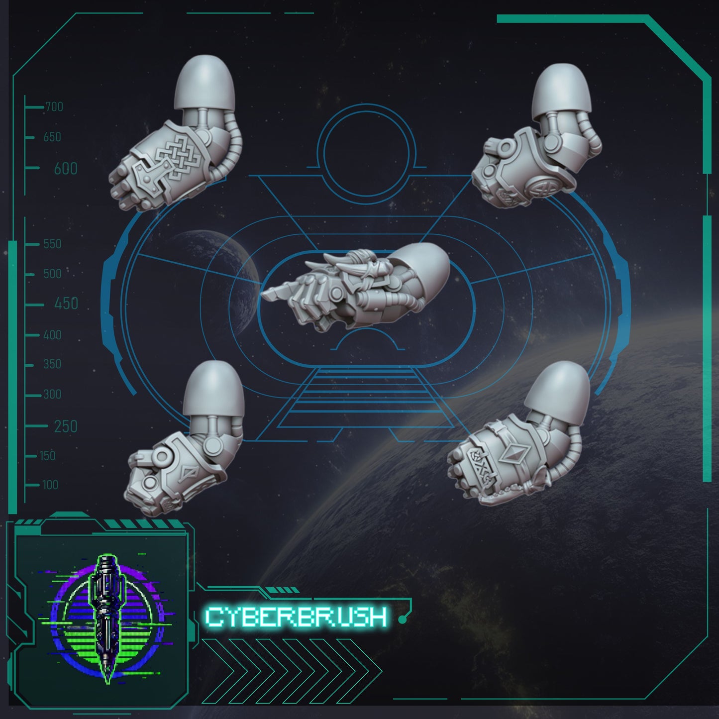 Space Vikings, Exterminator Fist 1 (3D File)