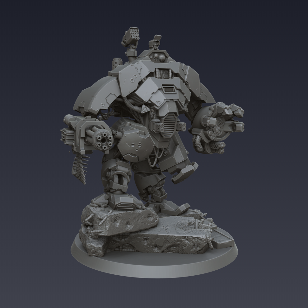 Heavy Combat Mech (3D File)