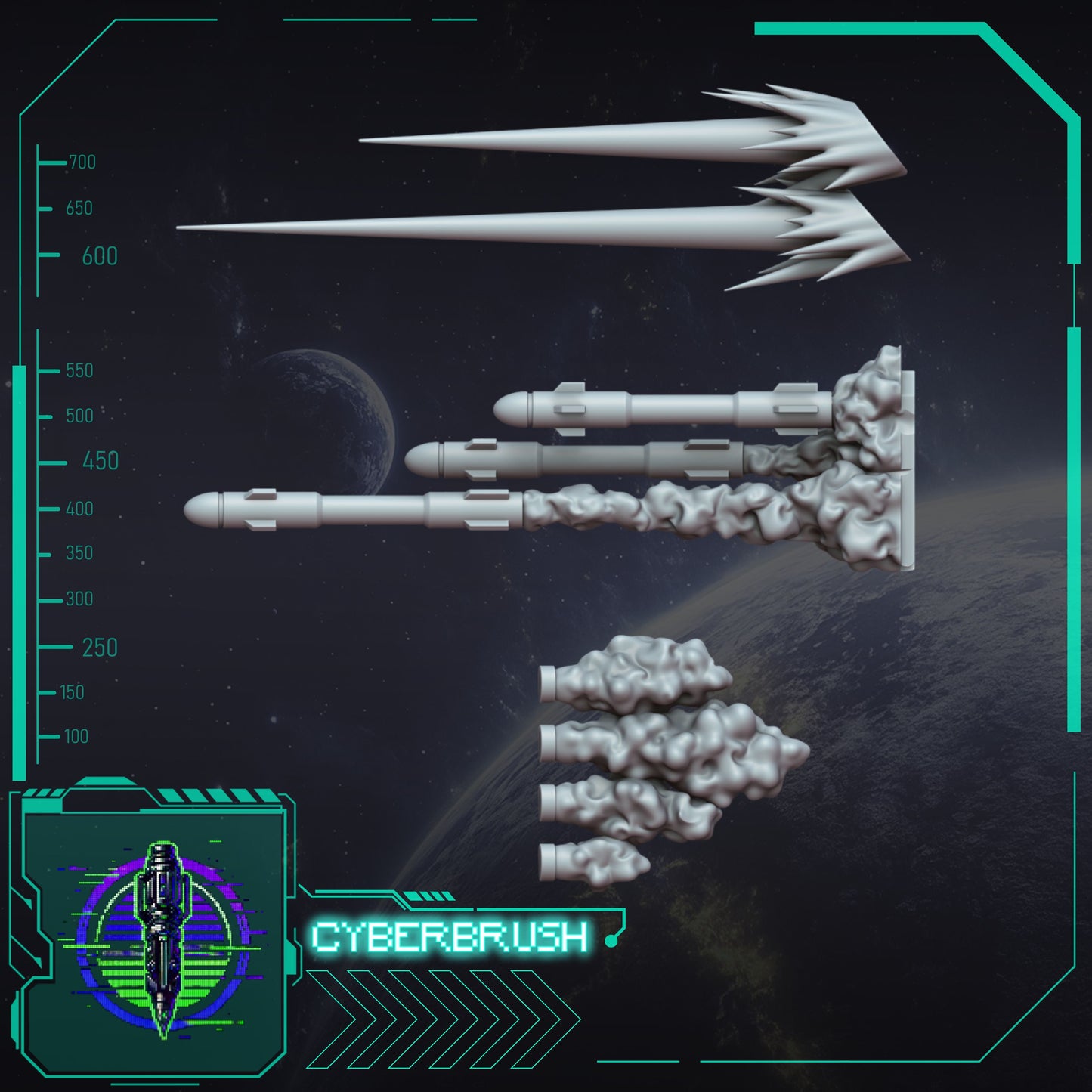 Ballistor shooting effects (3D File)