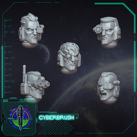 Occular heads set 2 (3D Files)