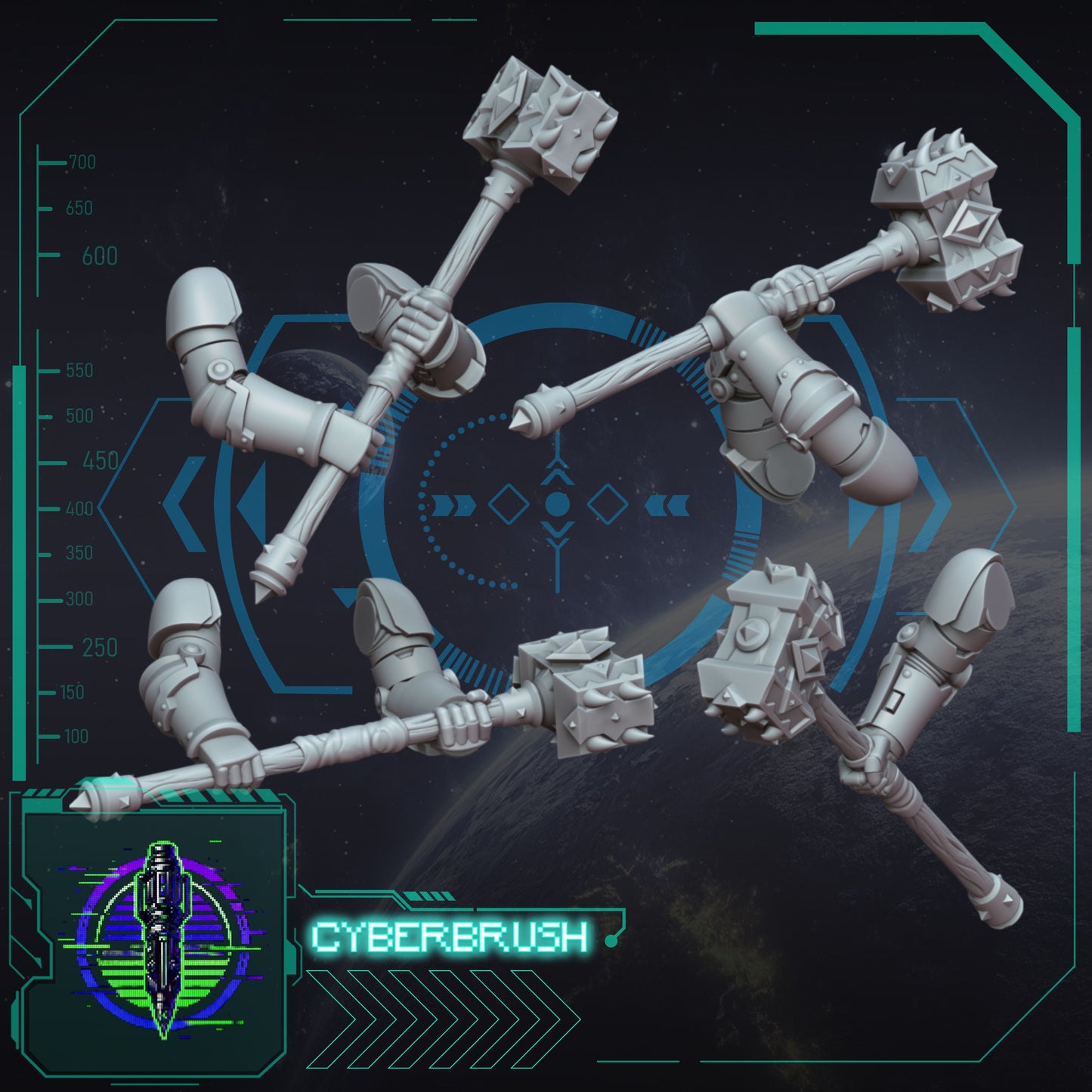 Space Vikings Melee Pack (3D File)
