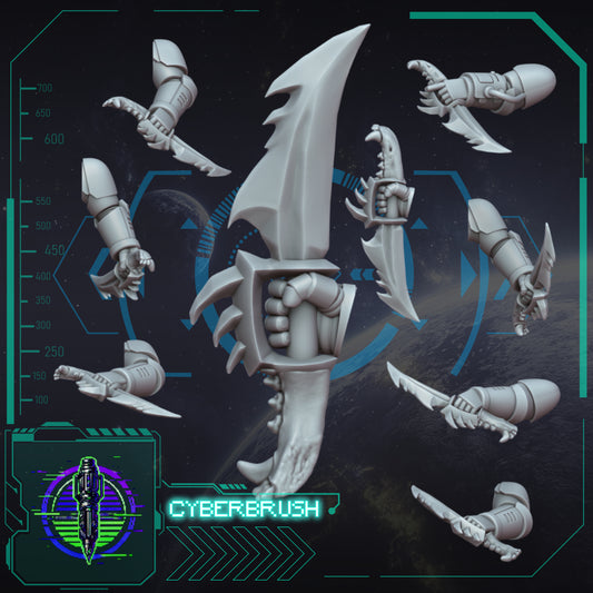 Space Vikings Knife set 1 (3D File)
