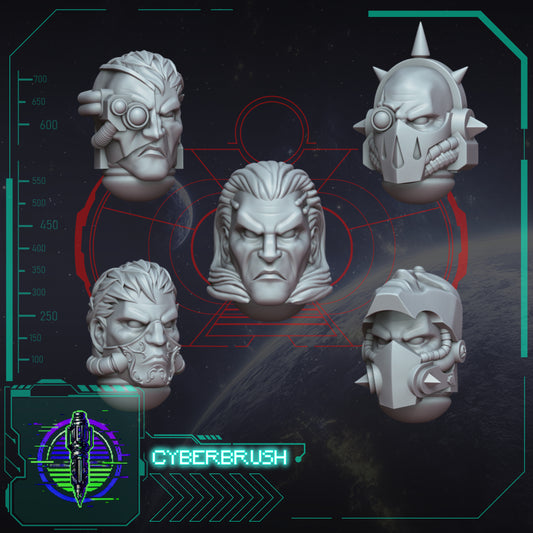Crimson Angels, Heads 2 (3D File)