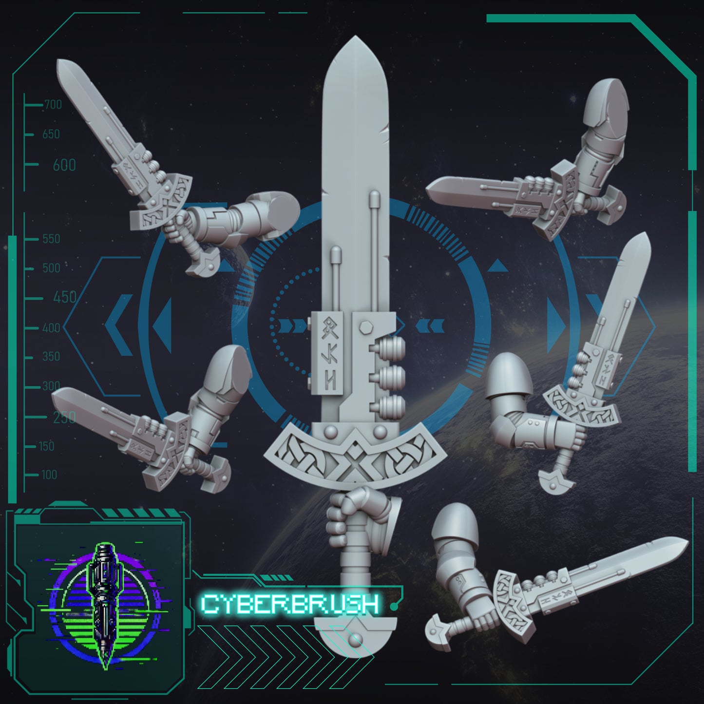 Space Vikings Melee Pack (3D File)