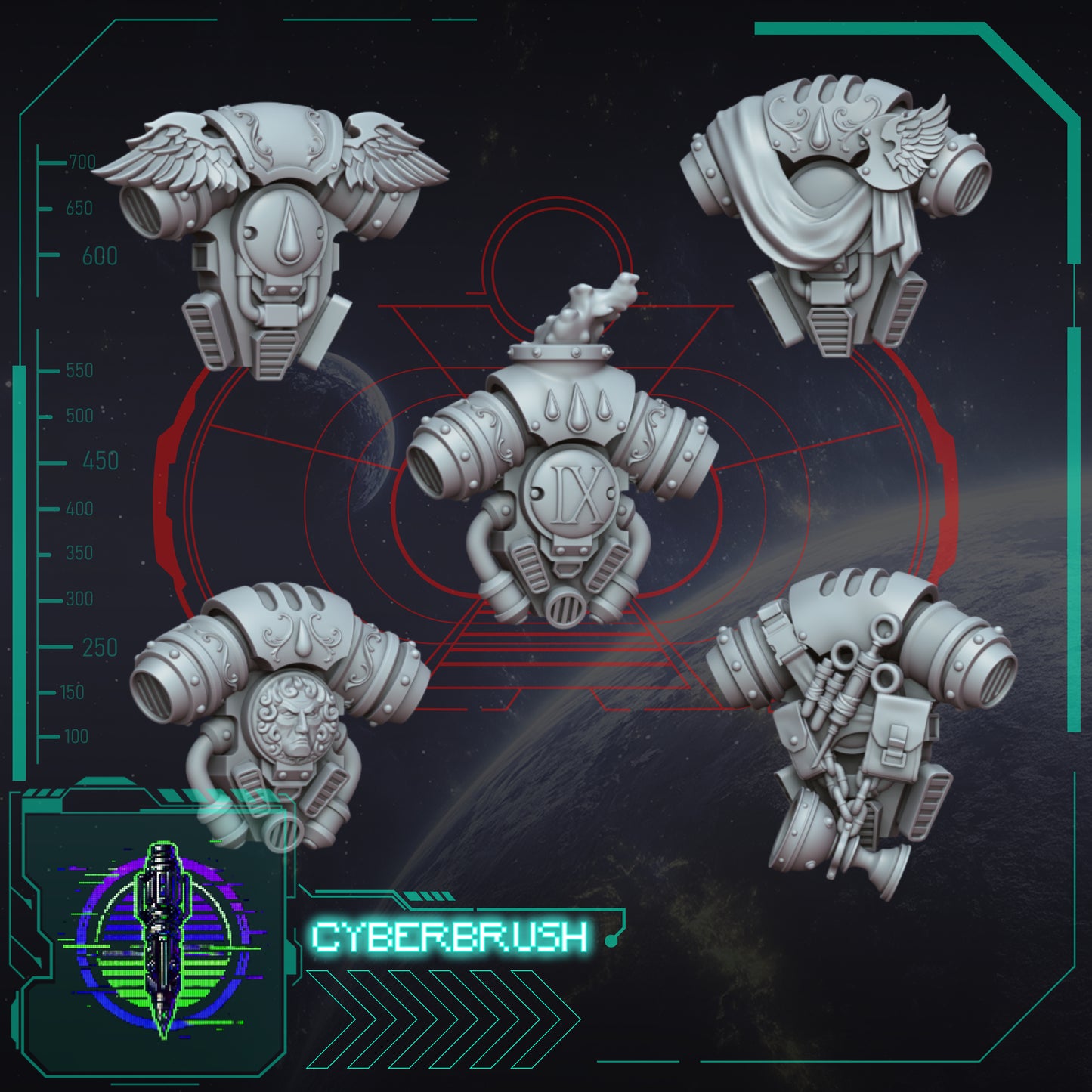 Crimson Angels, Backpacks 1 (3D File)