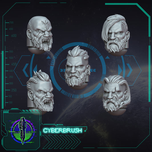 Space Vikings, Head set 3 (3D File)