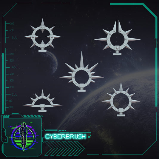 Backpack Toppers, Iron halos (3D File)
