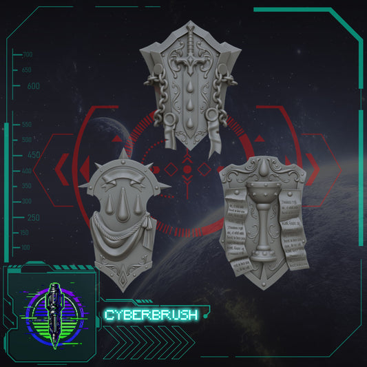 Crimson Angels, Shields 1 (3D File)