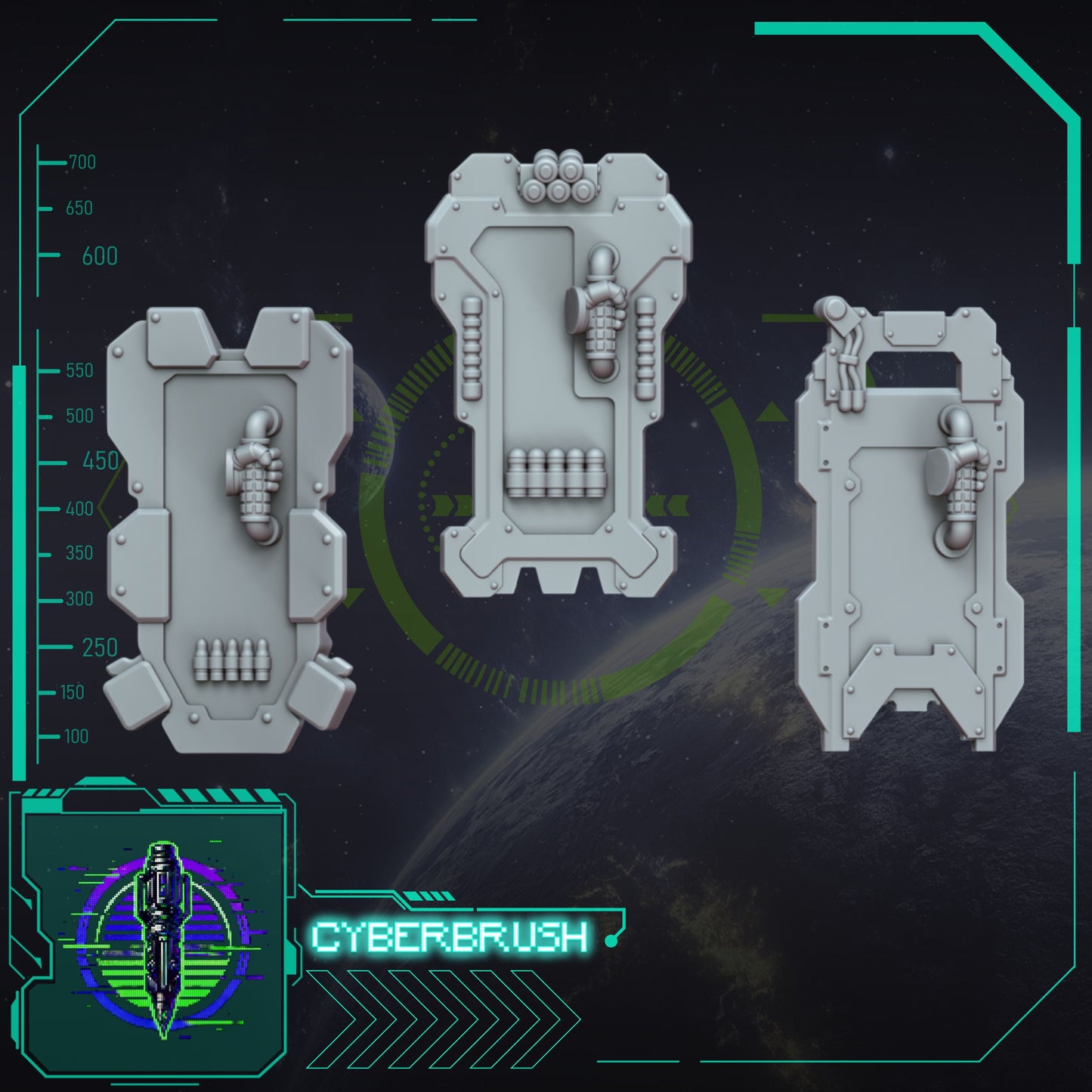 Rapt'Ops Shield Set 1 (3D File)