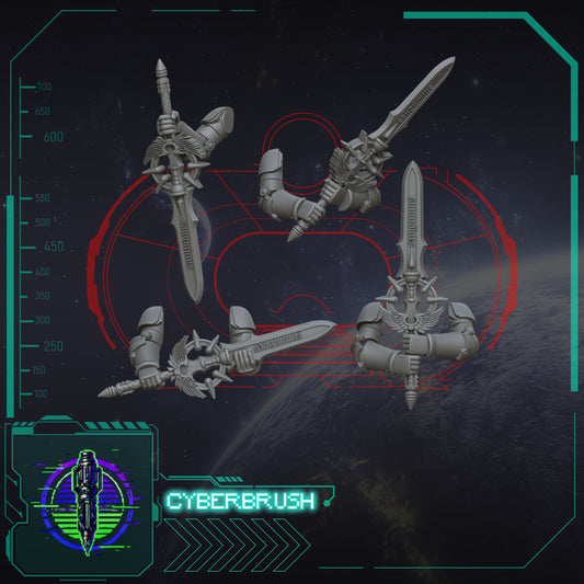 Crimson Angels, Two-handed Swords (3D File)