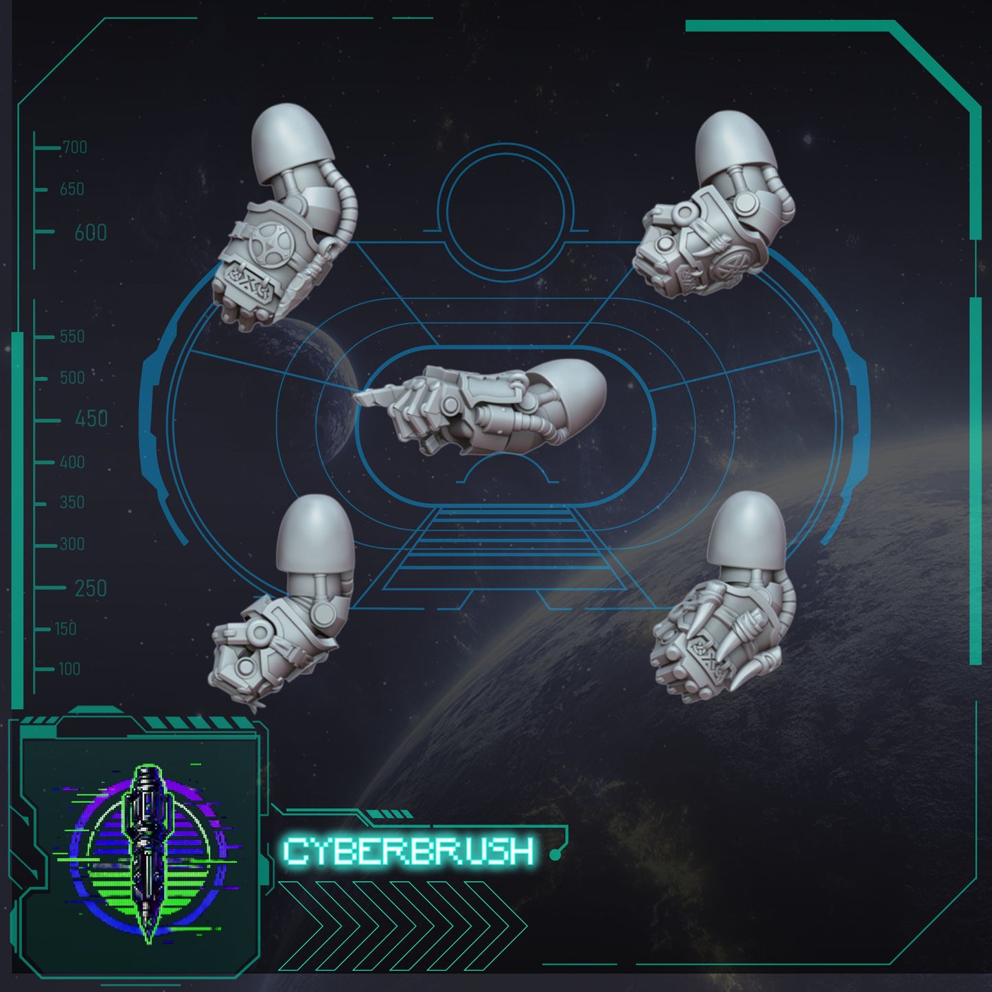 Space Vikings, Exterminator Fist 2 (3D File)