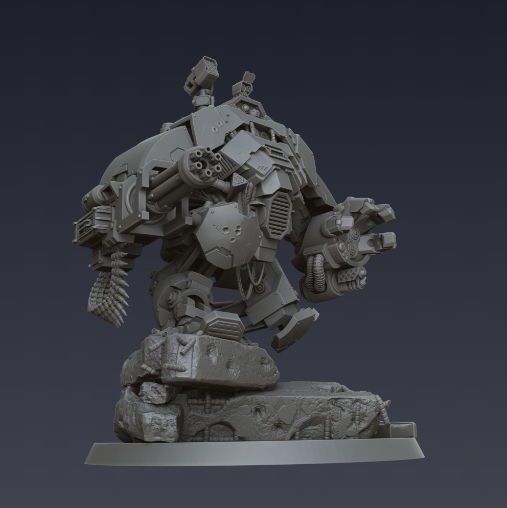 Heavy Combat Mech (3D File)