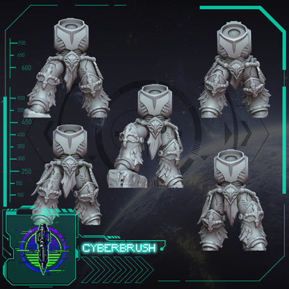 Raven Legion Bodies – 32mm presupported STL by Cyberbrush3D