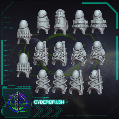 Rapt'Ops Heavy Armour Upgrade Kit – 32mm presupported STL by Cyberbrush3D – view 6