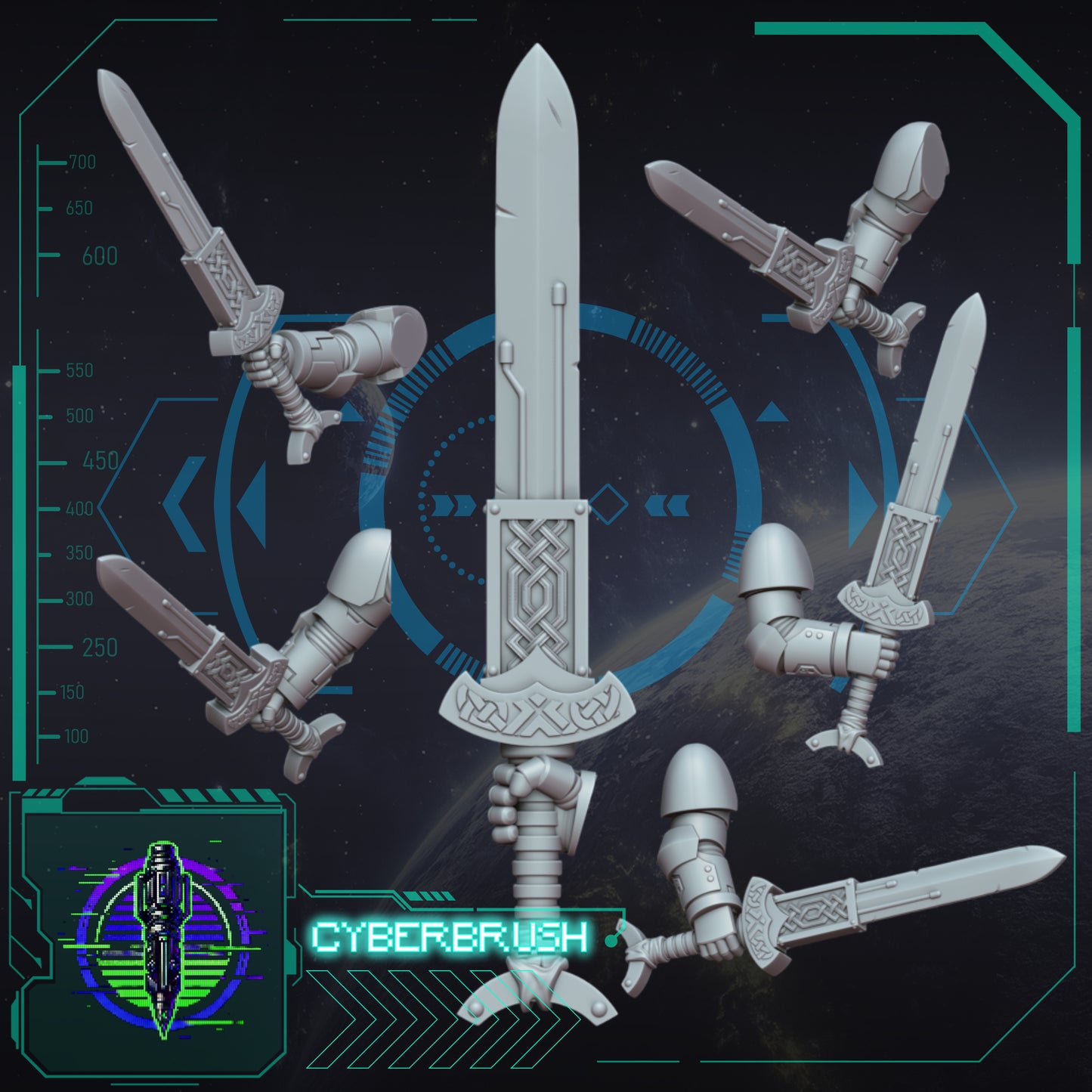 Space Vikings Melee Pack (3D File)