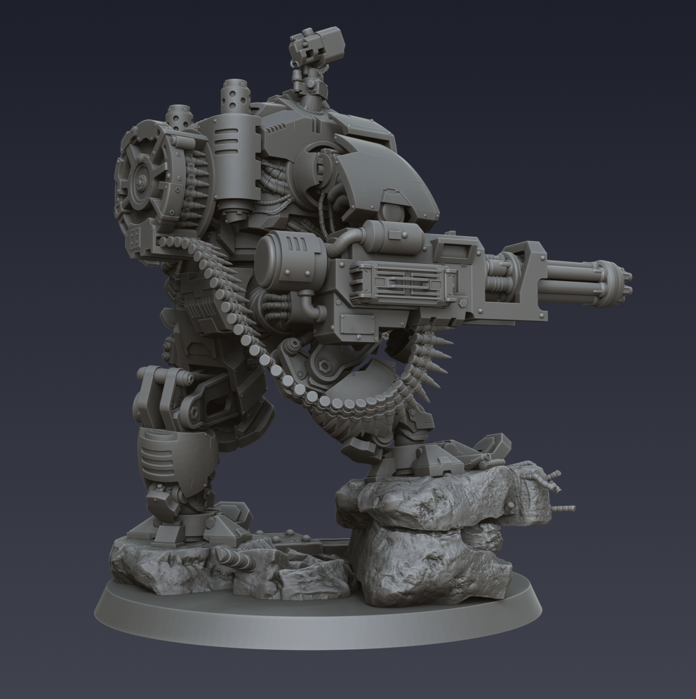 Heavy Combat Mech (3D File)