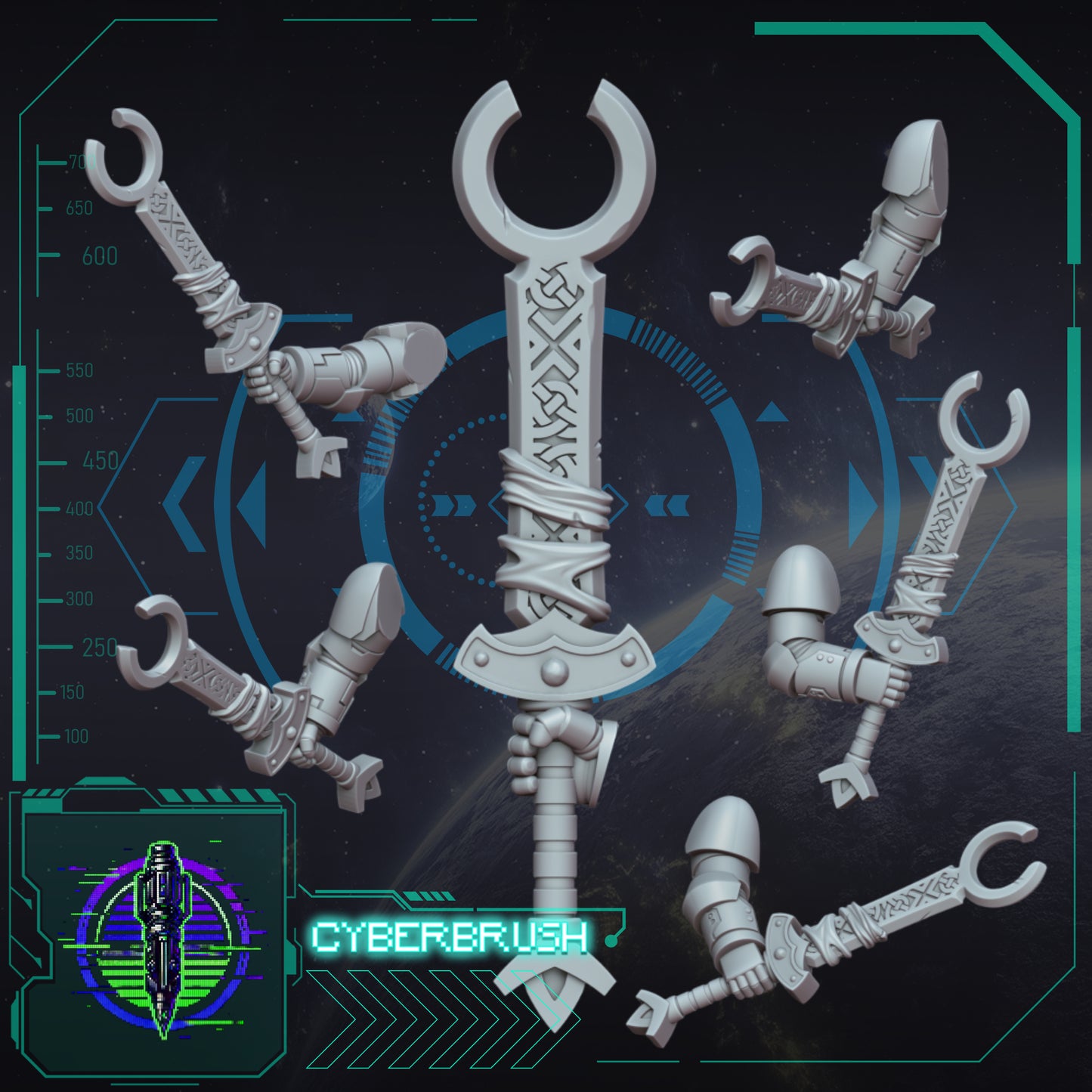Space Vikings Melee Pack (3D File)