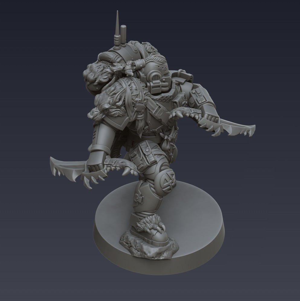 Space Vikings, Lieutenant (3D File)