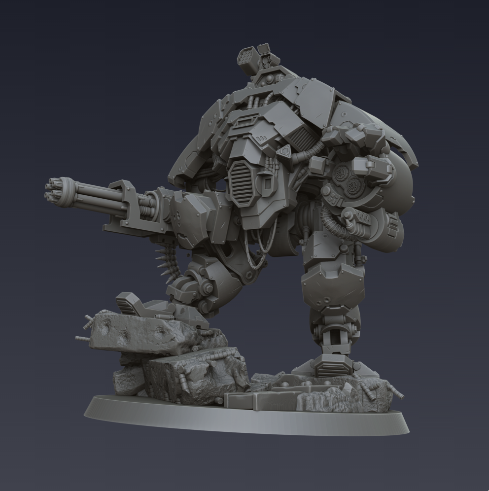 Heavy Combat Mech (3D File)