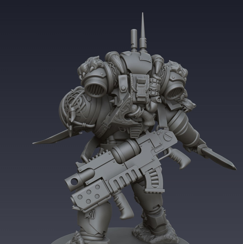Space Vikings, Lieutenant (3D File)