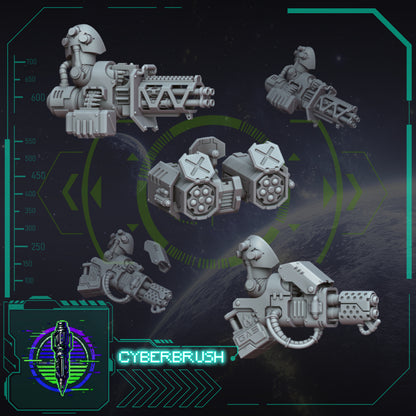 Rapt'Ops Heavy Armour Upgrade Kit – 32mm presupported STL by Cyberbrush3D – view 7